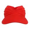 Sun Pleated Visor Hat  Empty Top Baseball Sun Cap Ladies Sun Hats with UV Protection Beach Sun Hats for Women