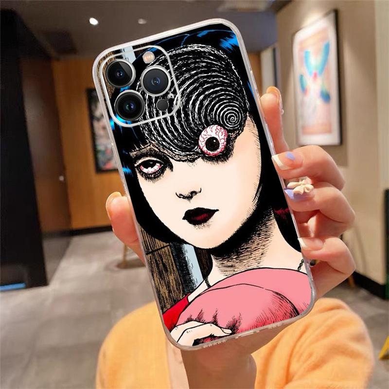 Phone Case For iphone 17 Pro Max Air 16 15 14 13 Pro Max 15 16 Pro 15Plus Horror manga Tomie Junji Ito
