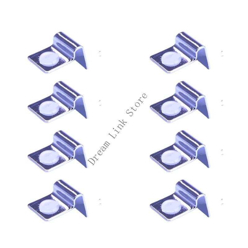 Q1FD Practical Tanks Lid Clip 8pcs Rustproof Fishtanks Glass Cover Holders Clamps for Frameless Aquariums Secure Fastening