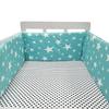 Cross-Border All-Cotton Baby Bed Surround: Removable, Washable, Anti-Collision, Anti-Pinch Guardrail