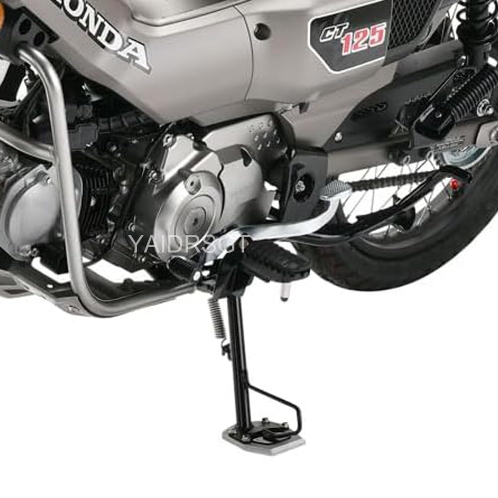 For Honda CT125 Hunter Cub) JA65) 2023-2024 Trail 125) JA65) 2023-2024 Motorcycle Kickstand Motorcycle Side Bracket Motorcycle Side Bracket Pad