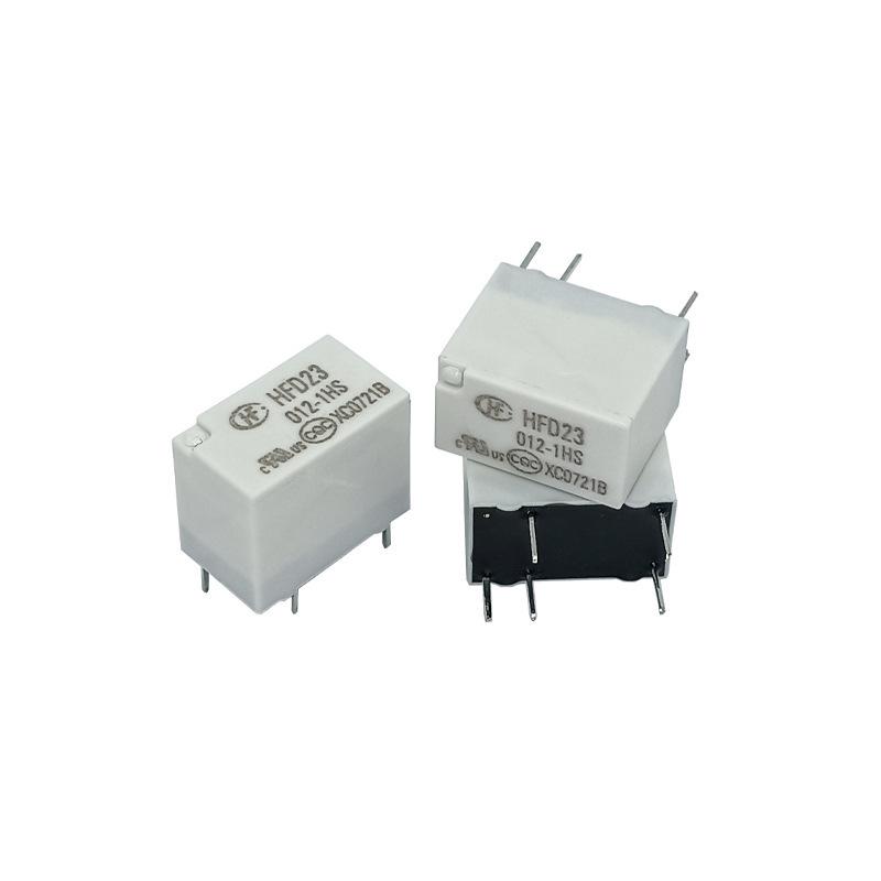 Hongfa Signal Relay HFD23-1HS: 1 Normally Open Group, 5 Pins, 4A