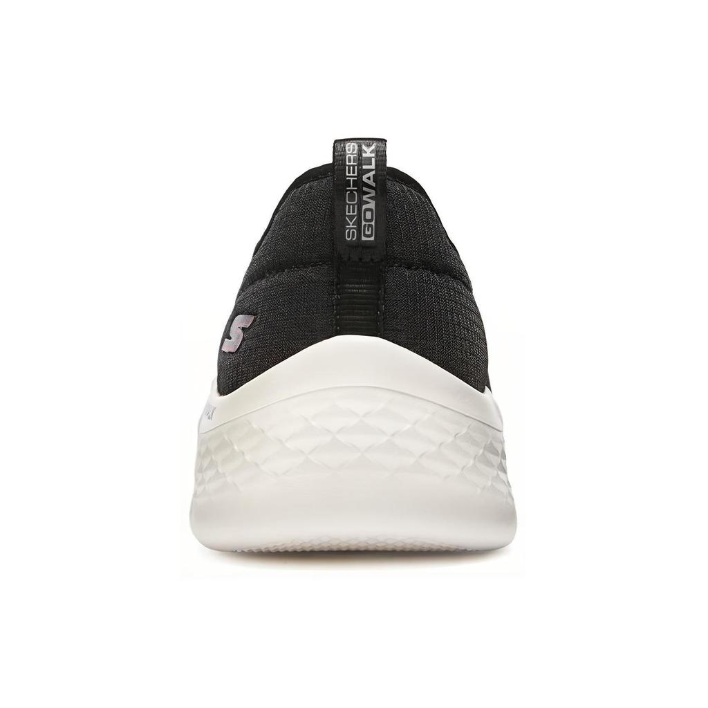 Skechers Go Walk Flex Fabric Comfortable Easy To Wear Breathable Low Top Lifestyle Casual Shoes Women Sneakers Black 124847-BLK