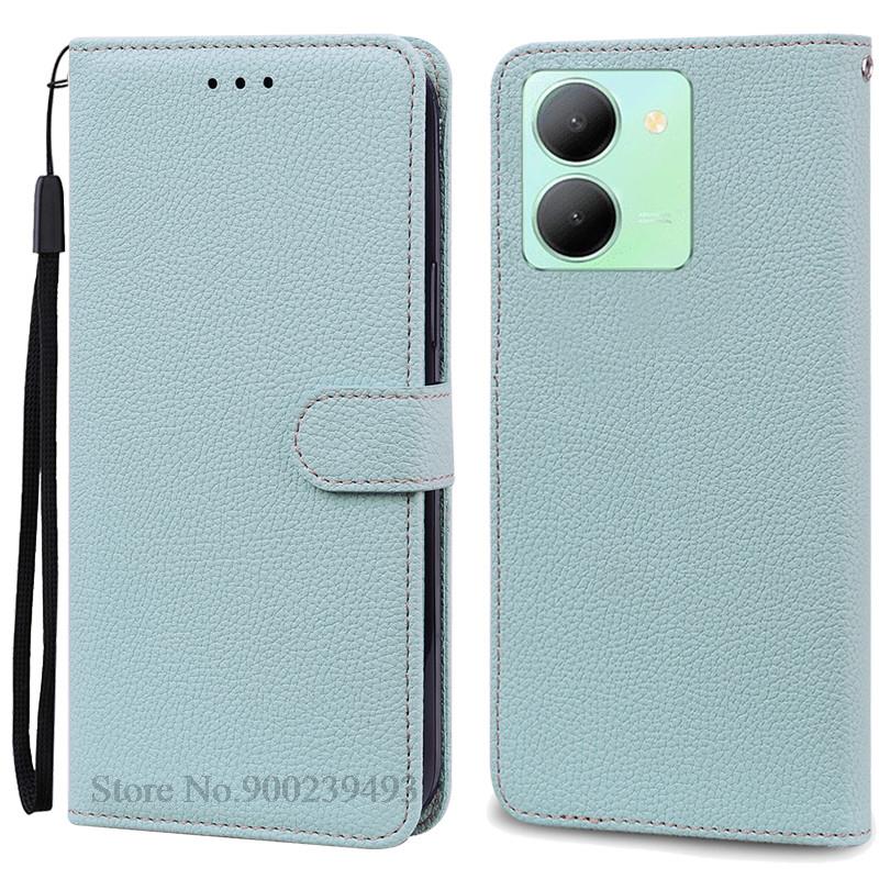 Y36 Hülle Für Vivo Y36 Hülle Weiche Silikon Rückseite Handyhülle Für Vivo Y36 5G Hülle Leder Klapp Brieftasche Hülle für VIVOY36 Y 36