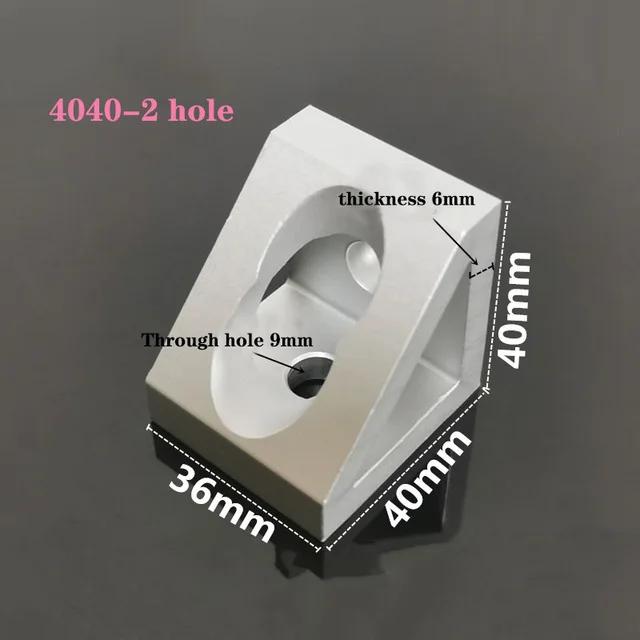 Aluminum Profile 90 Degree Block Triangle Connector Bracket For 2020 2040 3030 4040 4080 Series V-slot Aluminum Profile