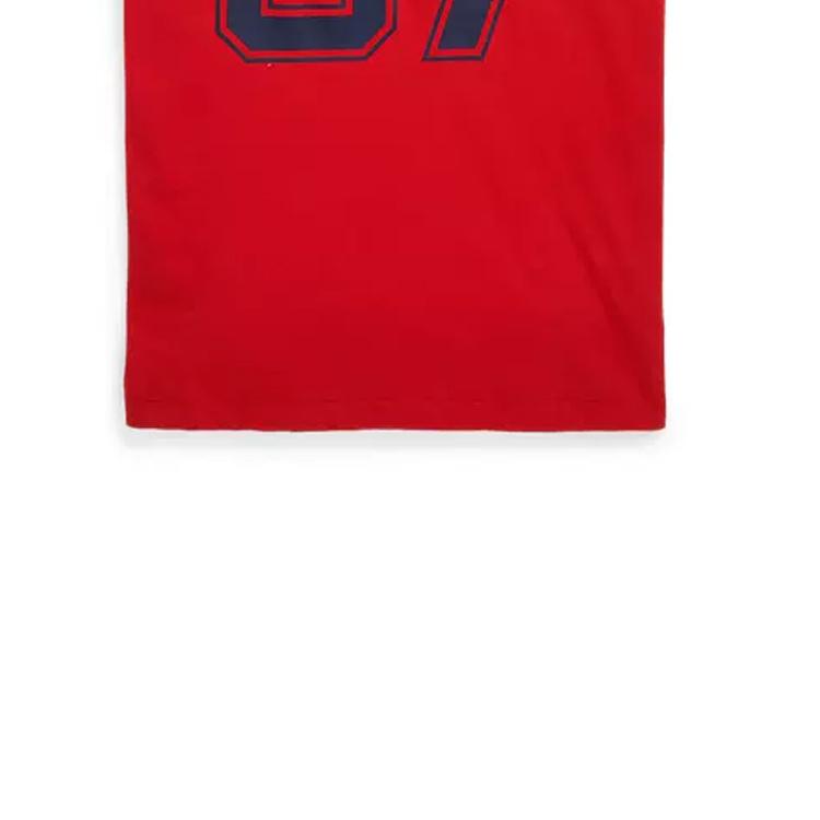 Polo Ralph Lauren Ss23 Logo Letter And Number Print Crew Neck Short Sleeve T-Shirt Men Tops Red MNPOTSH1N821903-600