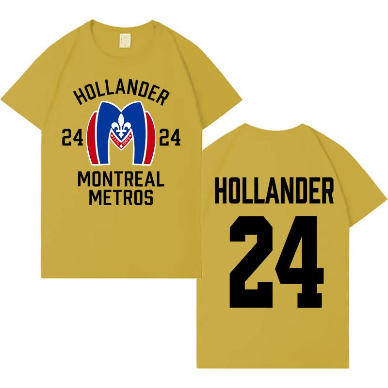 Heated Rivalry Shane Hollander 24 Montreal Metros Trendy Tee Shirt Mens Womens Gothic Oversized Cotton Casual Graphics Tshirts