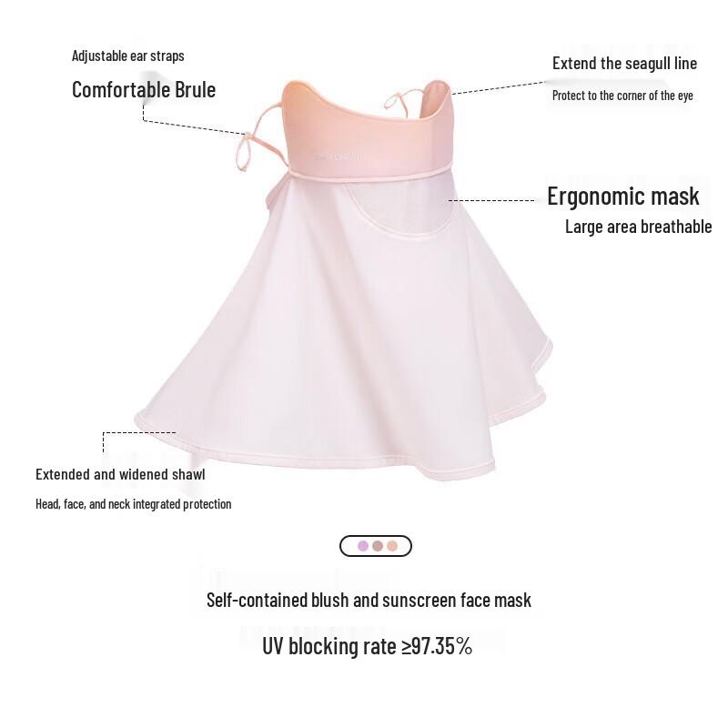 CAMEL Women s Ice Silk Sun Protection Face Mask