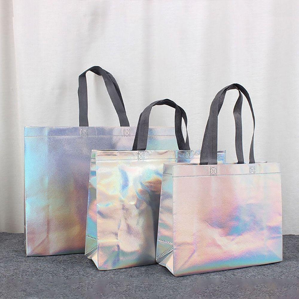 1Pcs Gift Bag Non-woven Tote Bag Storage Pouches Shoulder Bag Durable Shopping Bag