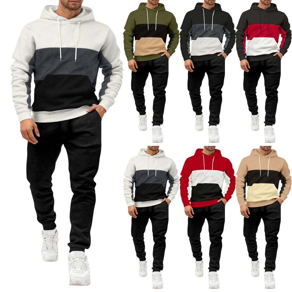 Men's Fall/Winter Hooded Sports Set