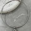 Minimalist Heart/Sphere Pendant Necklace Sophisticated Clavicle Chain Handmade Accessory for Casual Or Party Wear