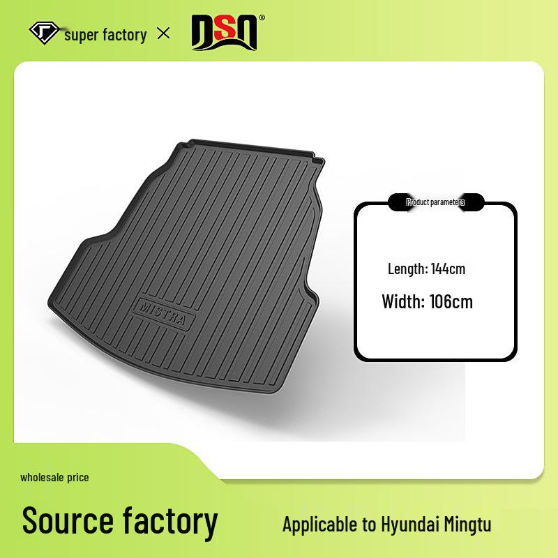 Eco-Friendly Trunk Mat for Modern Mingtu Langdong, Reina, Fiesta - Odorless Tail Box Protection