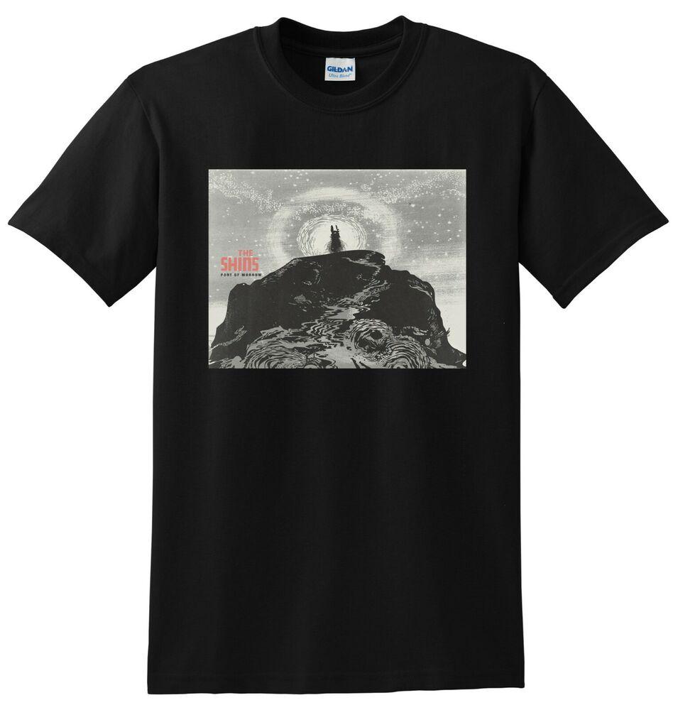 ФУТБОЛКА THE SHINS порт Морроу винил обложка CD МАЛЕНЬКИЙ СРЕДНИЙ БОЛЬШОЙ Унисекс Футболка S