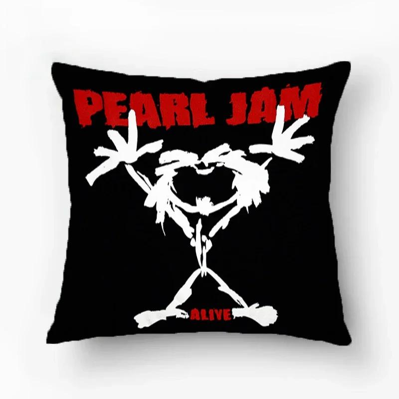 Pearl-Jam Decorative Pillowcases Art Pillowcase Home Decor Furniture Pillow Cases Cushions Cushion Cover Pillows Sofa Covers