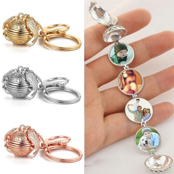 locket key ring