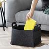 Compact Felt Storage Basket Foldable Car Trunk Organizer Folding Large Organizer