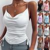 Mujer Elegante Slim Temperamento Cuello Oscilante Punto Camisola Top Talla Grande