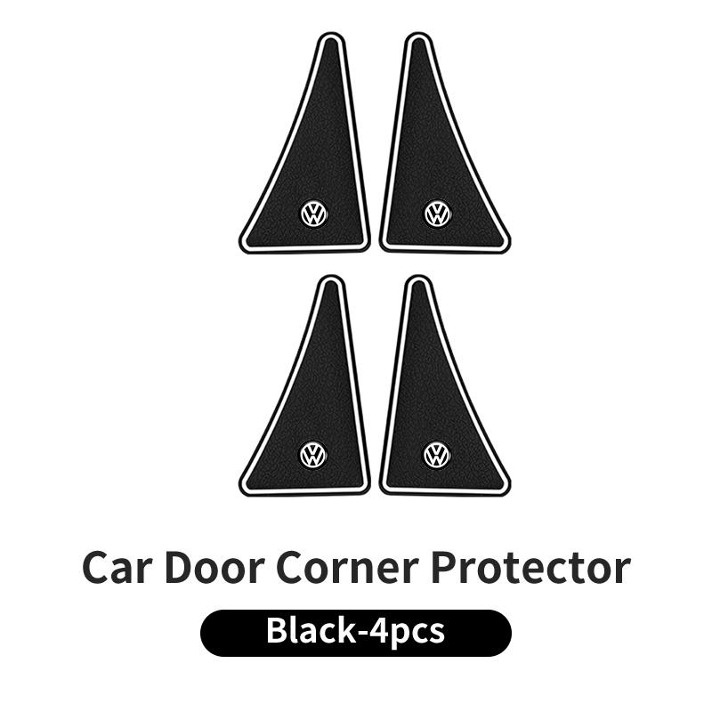 2Pcs/4Pcs Auto Car Door Corner Anti-collision Protector Sticker For VW Golf GTI Polo Passat Tiguan Jetta T-ROC Touareg Touran CC zr2