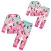 Children's Fashion Suit Skirt Round Neck Long Sleeve Top Pants