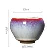 Japanese Style Kiln Change Ceramic Teacup Creative Household Kung Fu Retro Water Mugs Drinkware Tableware Teaware Cup 180ML