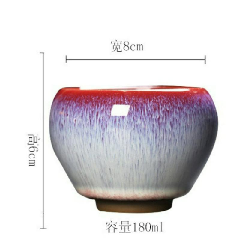 Japanese Style Kiln Change Ceramic Teacup Creative Household Kung Fu Retro Water Mugs Drinkware Tableware Teaware Cup 180ML