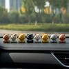 6Pcs Cat Figurine Miniature Diy Decor Lovely Kitten Ornament Home Desk Car Dashboard Micro Landscape Mini Crafts Decoration