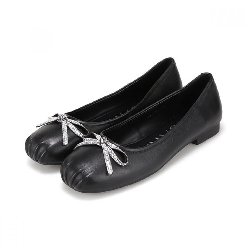 

Barbara Leather Jewel Ribbon Feminine Flat 1.5cm 3 Colors Bbj106 225/01.black