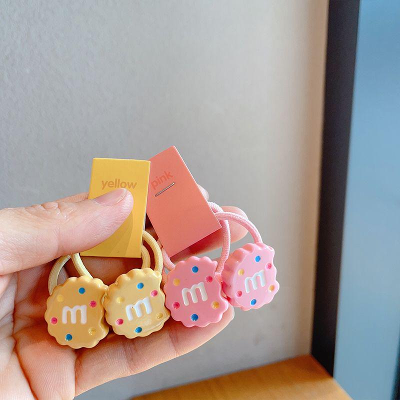 Children's Cute Candy Biscuit Elastic Hair Ties - Baby Hair Accessories
