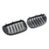 Black 2 Slat Front Kidney Grill Grille Fit BMW 7 Series G11 G12 2016-18 Pre-LCI
