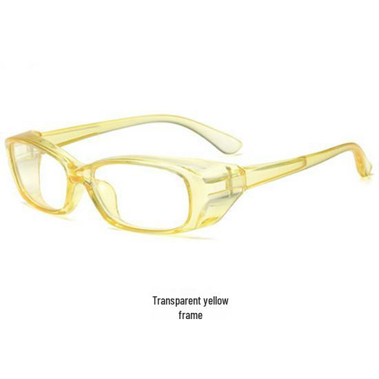 Trendy Plain Anti-Blue Light Small Square Frame Glasses for Men and Women - Jelly Color YY3379