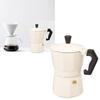 Aluminum Alloy Moka Coffee Maker White Color Italian Coffee Maker  Kitchen DIY