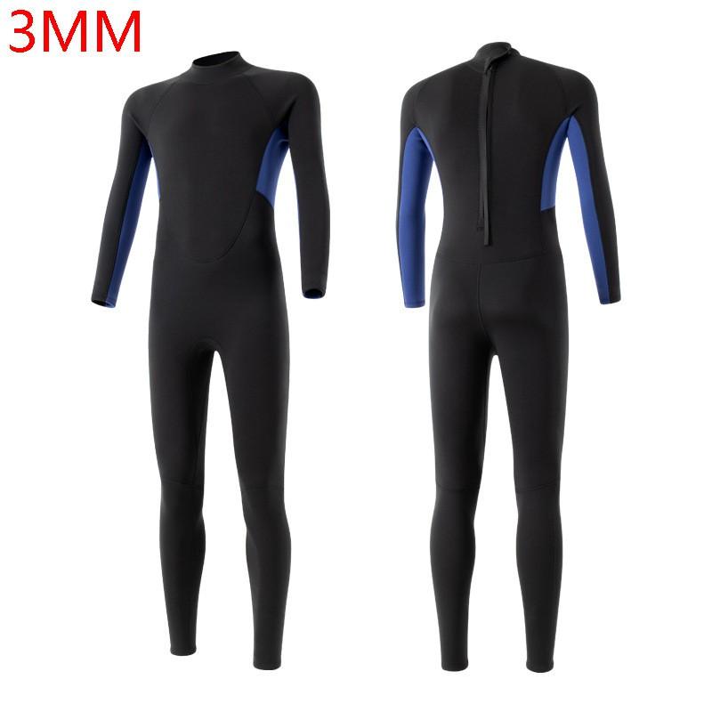 Mens Womens 2mm 3mm Neoprene Wetsuit Diving Snorkeling Surfing Winter Swimming Thermal Protection Full Suit