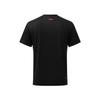 Li Ning Badminton Series Fashion Versatile Breathable Quick-Dry Cool Round Neck Sports Casual T-Shirt Unisex Tops Black AHSW111-1