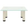 VidaXL Meuble TV Givré 40x35x17 cm Verre trempé 322759