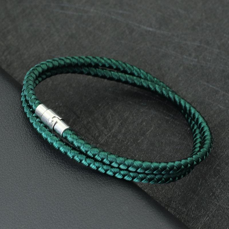 New Minimalist Rope Bracelet For Men Double Safety Buckle Magnetic Braclet Grade A Keel Cord Lucky Red Braslet Gift For Him