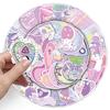 50 Pieces of Pastel Magic Graffiti Stickers Personalized Creative Witch Decoration Mobile Phone Computer Water Cup Stickers