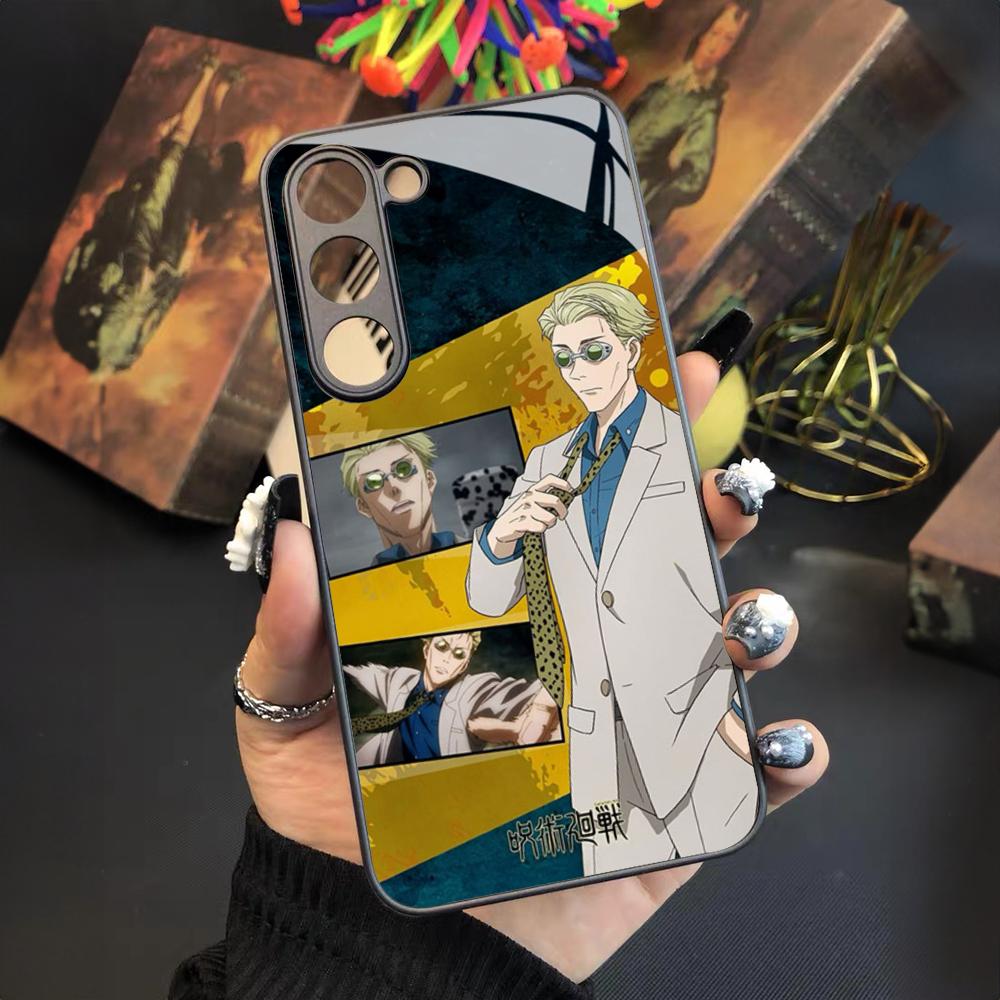 Kento Nanami Jujutsu Kaisen Phone Case For Samsung Galaxy S26 S25 S24 S23 S22 S20 S21 Ultra Plus Fe Colored Silver Cover