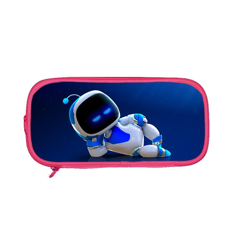 

Astro Bot Space Robot Double Layer Pen Case For Kids School Supplies And Stationery Storage Style H8