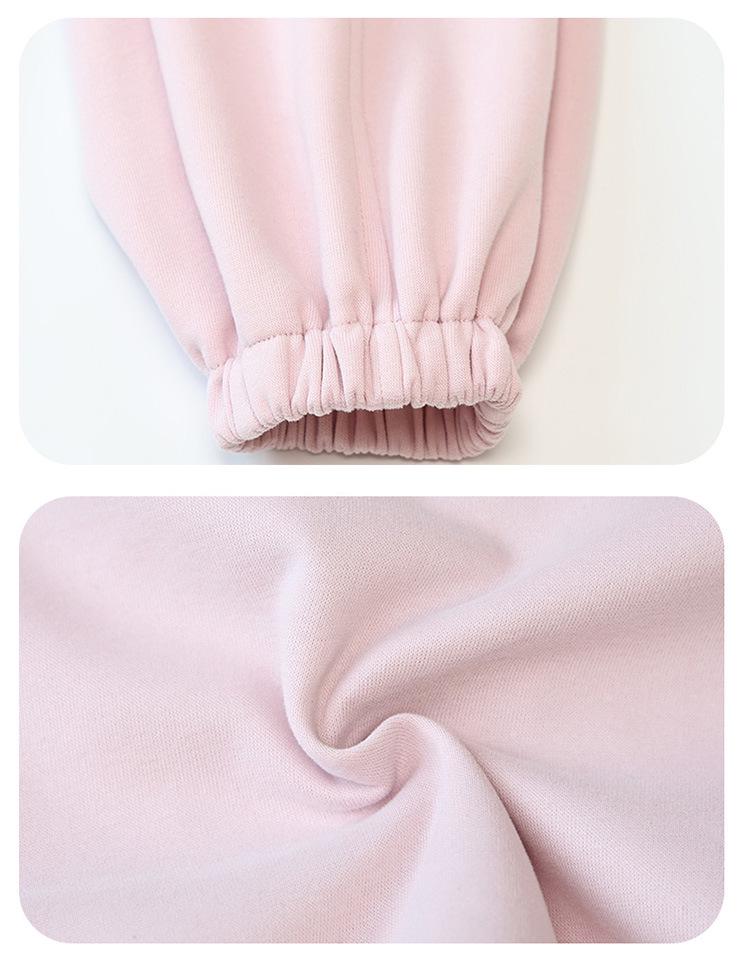 Höstens Sportset för Flickor 2025: Huvtröja med rosett för tidig höst