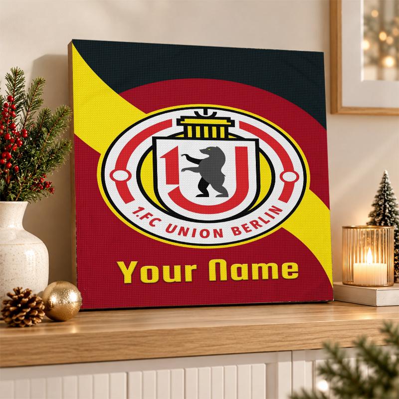 Union Berlin FC Custom Name Text 5D Diamond Painting Kit DIY Full Drill Diamond Art Decoration