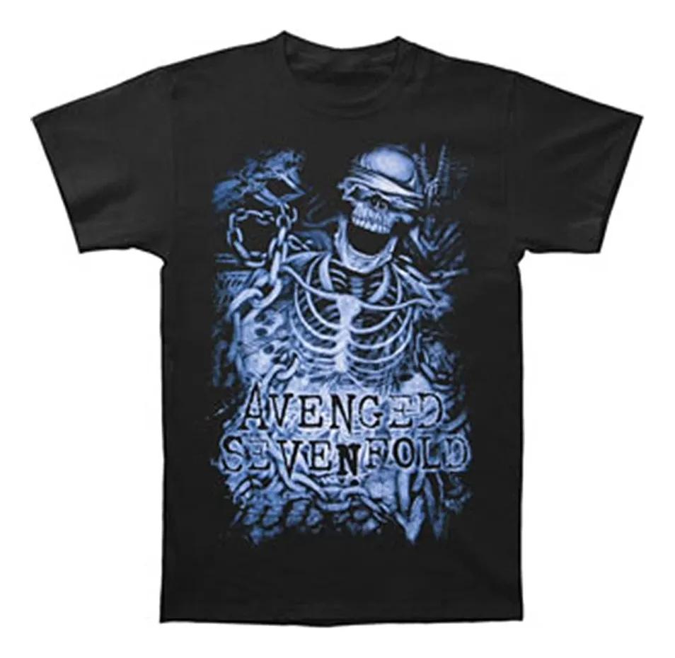 Playera Avenged Sevenfold Rock Tour Mod10 Dark Style Tshirt 2026 Summer Unisex Unisex Oversized 100Cotton Tshirt Street Wear Y2K
