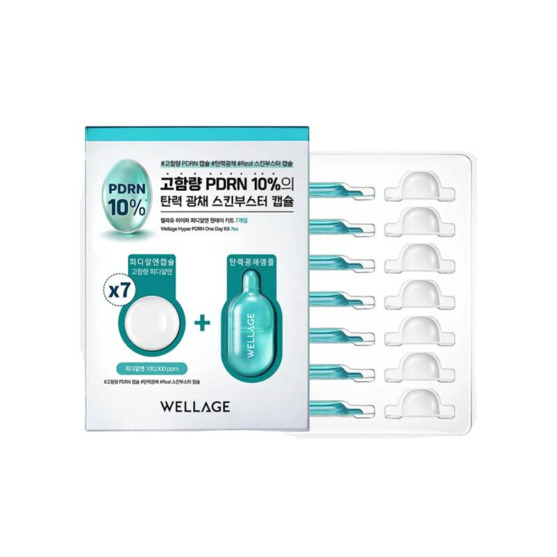 Wellage Hyper PDRN One Day Kit (7pcs)