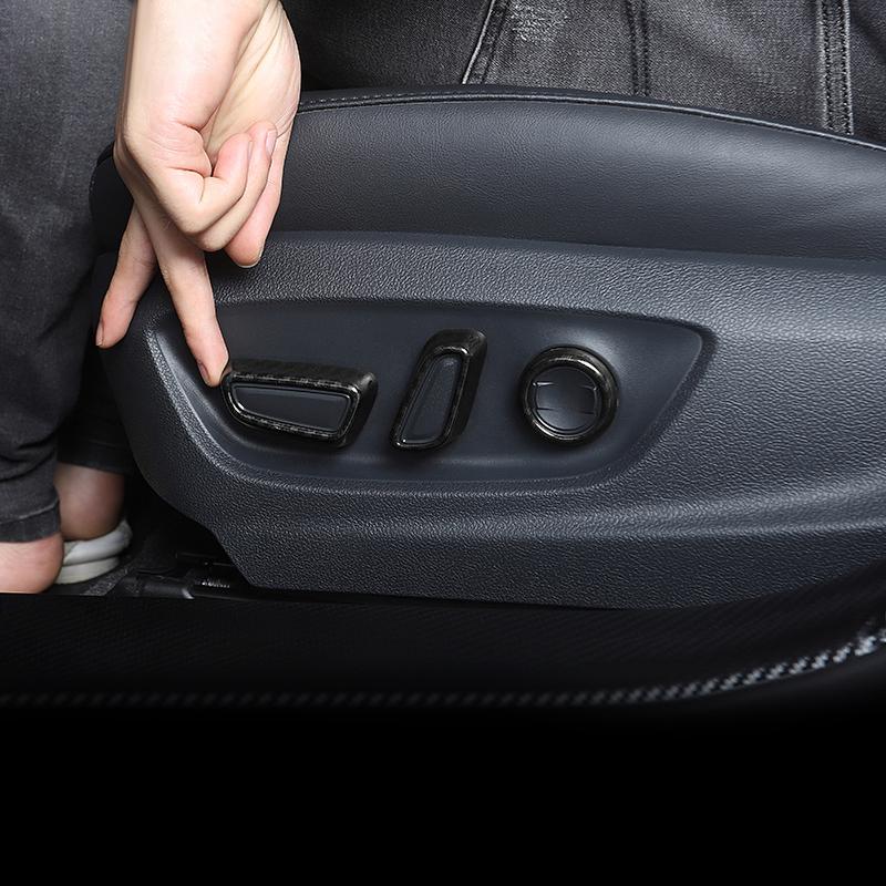 For Toyota Camry XV70 2018      Hybrid ABS Car Seat Adjustment Switch Knob Trim Cover Stickers Accessories