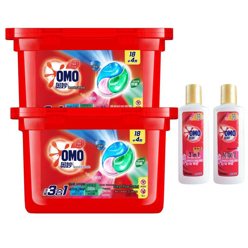 OMO 3-in-1 Laundry Pods with Fresh Eucalyptus