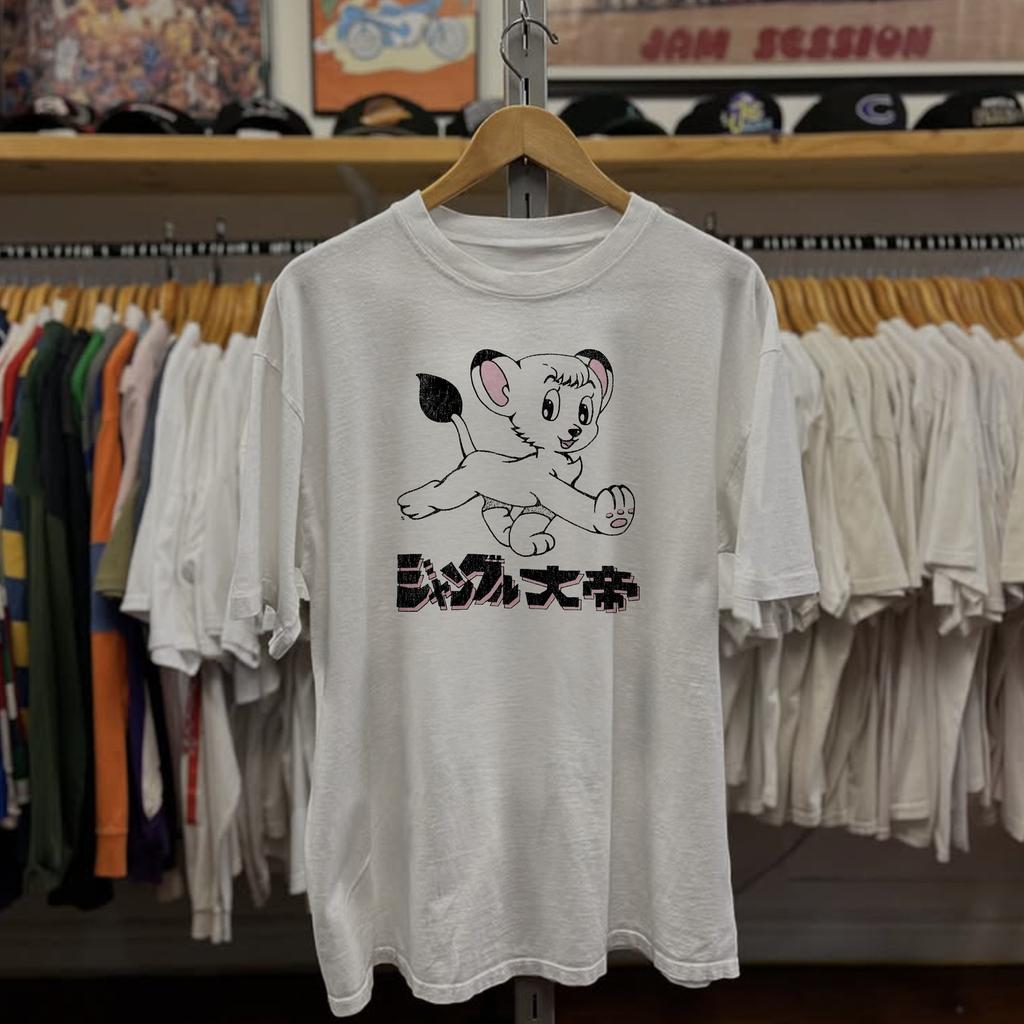 Rare Kimba The Lion Classic T-Shirt White S