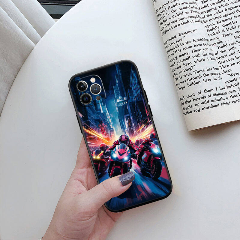 MH92 Motorcycle Racing Phone Shell Case for iPhone 7 8 11 12 13 14 15 16 17 16E XS Pro Max XR X SE Air