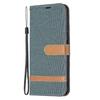 Phone case cover for Xiaomi Mi 11 Lite Green Jeans Folio Flip Leather Cover