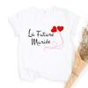 T-Shirt mit Aufdruck für Junggesellenabschiede, EVJF-Team der Braut, T-Shirt, Outfit, Hochzeitsteam, Braut, Trauzeugin, Brautjungfer, Tops, Kleidung