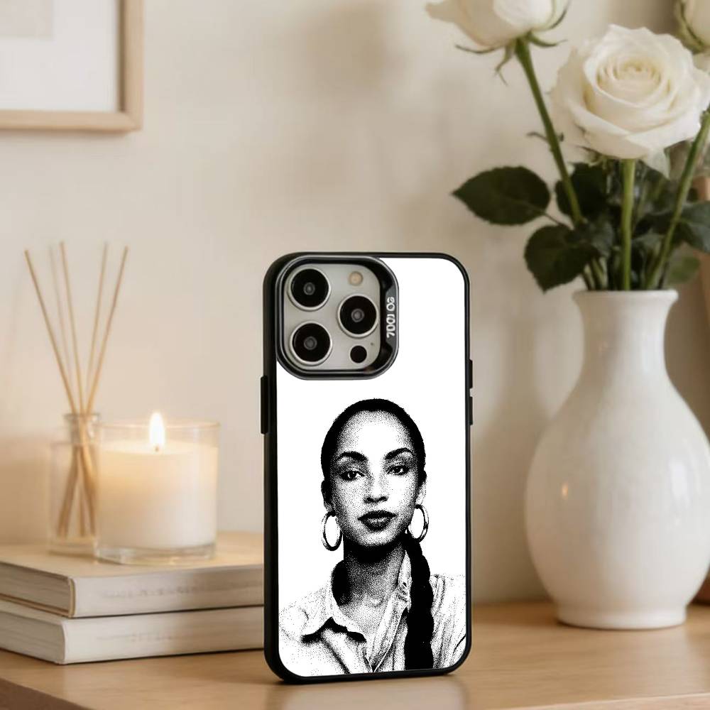 S-Sade Adu Merch Soul Music Phone Case For iPhone17, 16,15,14,13,12 Pro Max Black Candy Matte Shockproof Cover