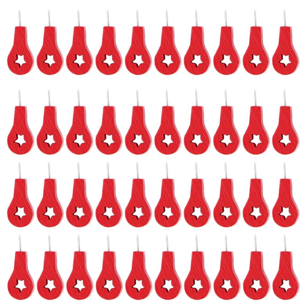 40Pcs/ 25Pcs Thumbtack Red Star/Red Arrow Shape Photo Fixing Nail Push Pins  Bulletin Board